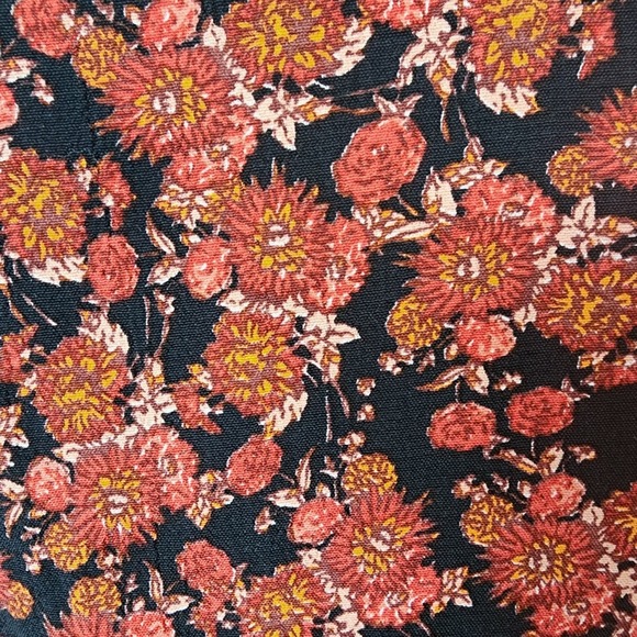 Free People Flower Fields Mini Dress Floral XS Cottagecore Romantic Shabby Boho - Picture 5 of 8